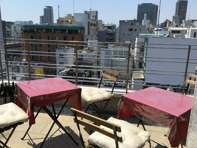 テラス席がある