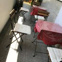 開放的なビルの最上階