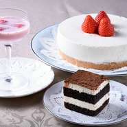 長年の経験を活かし、お客様のお口に合うようにつくる『ケーキ』