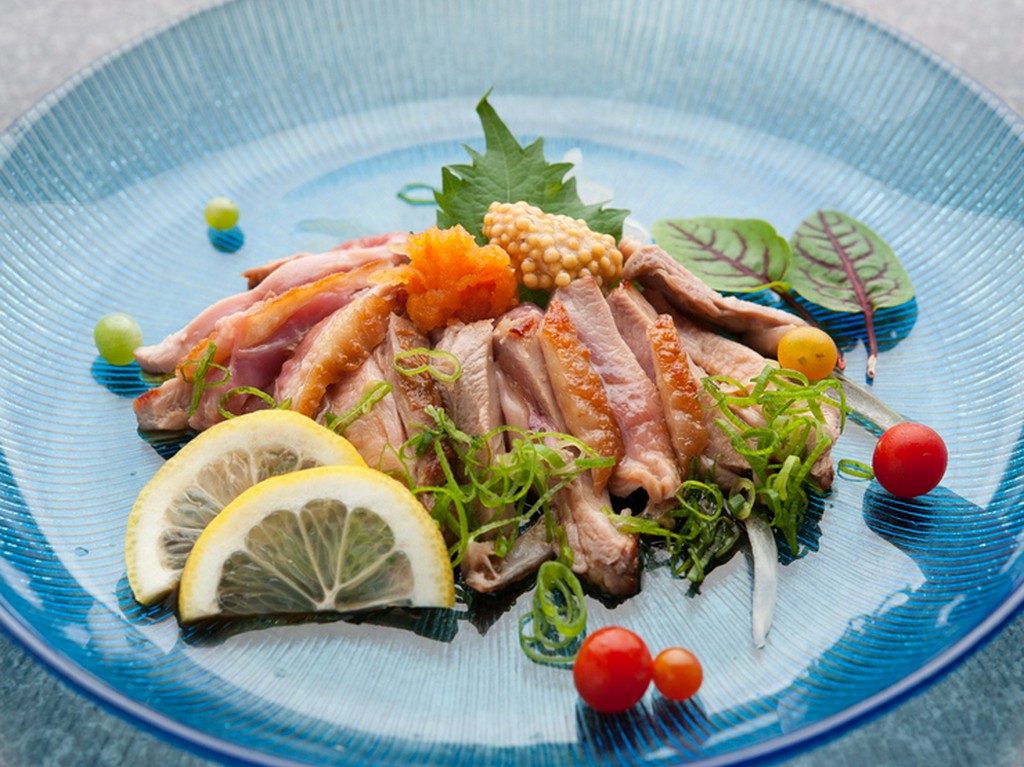 大和肉鶏ももタタキ