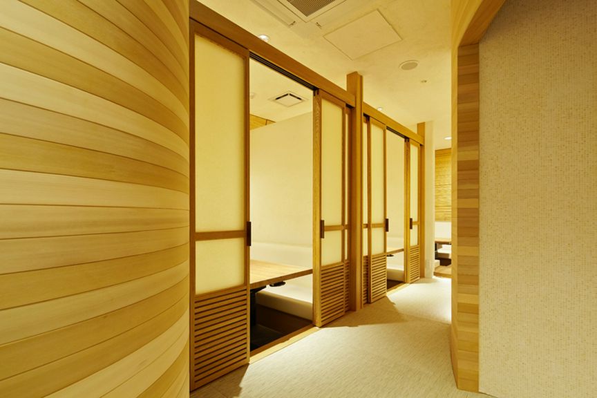 会食や接待などにお勧めの個室席