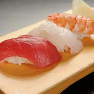 新鮮なネタが大きめの『握り寿司』