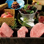 銘柄牛炭火焼コース【月tsuki】