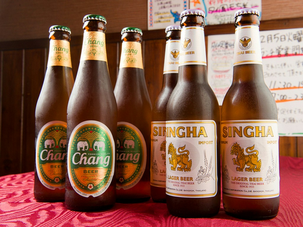 種類豊富なアジアビールが豊富