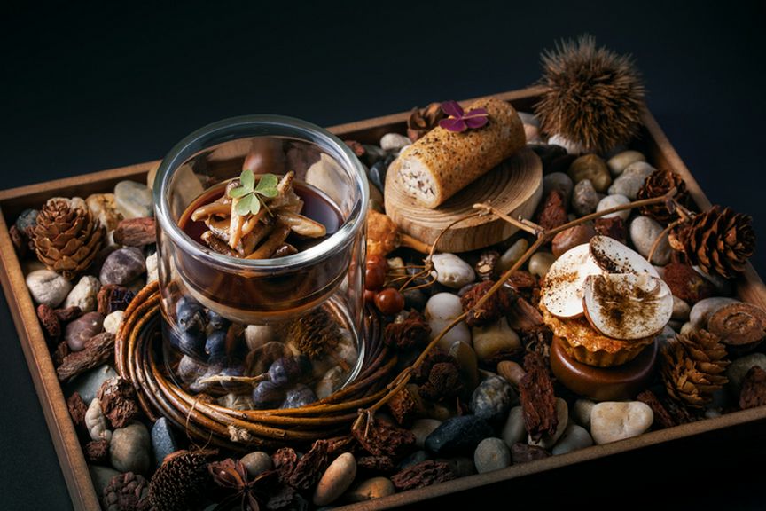 季節感溢れる料理とこだわりのアミューズブーシュ