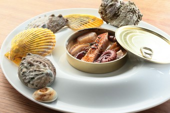 境港の魚介類をふんだんに使った『キンメダイのアクアパッツァ風』