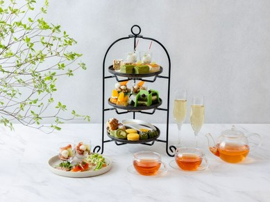 【冬の天空アフタヌーンティー】「林檎・チョコレート」全21種＋スパーク等ドリンクフリー