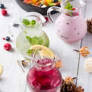 ZIONグループ得意のオリカク。女性に人気のカクテルを多く取り揃えております！是非、この機会にお試しください。