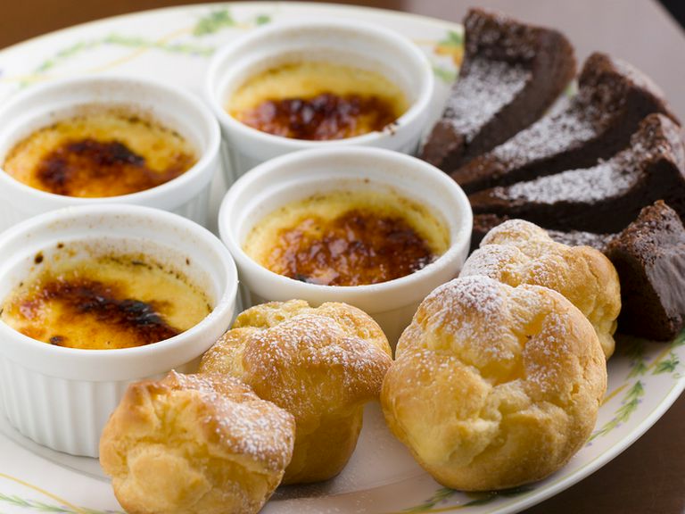 食事の最後に是非食べておきたい手作りのデザートはどれも絶品