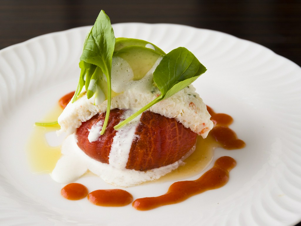 ズワイガニのサラダ