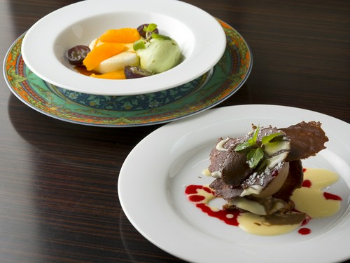 デザートは、食事の締め括りにふさわしい至福の味わい