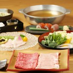 合コンや記念日など会食におすすめのプランです！丸ごとトマトの松坂豚トリュフ土鍋ご飯をお楽しみください