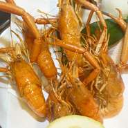 大将の夏到来!!
高知の川海老ありますよ♪