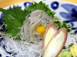 その日におすすめの新鮮な魚を盛り合わせた『本日のお刺身』