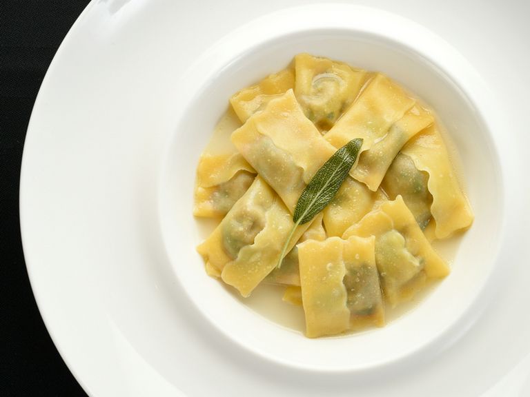 様々な詰めものが入った『アニョロッティ』