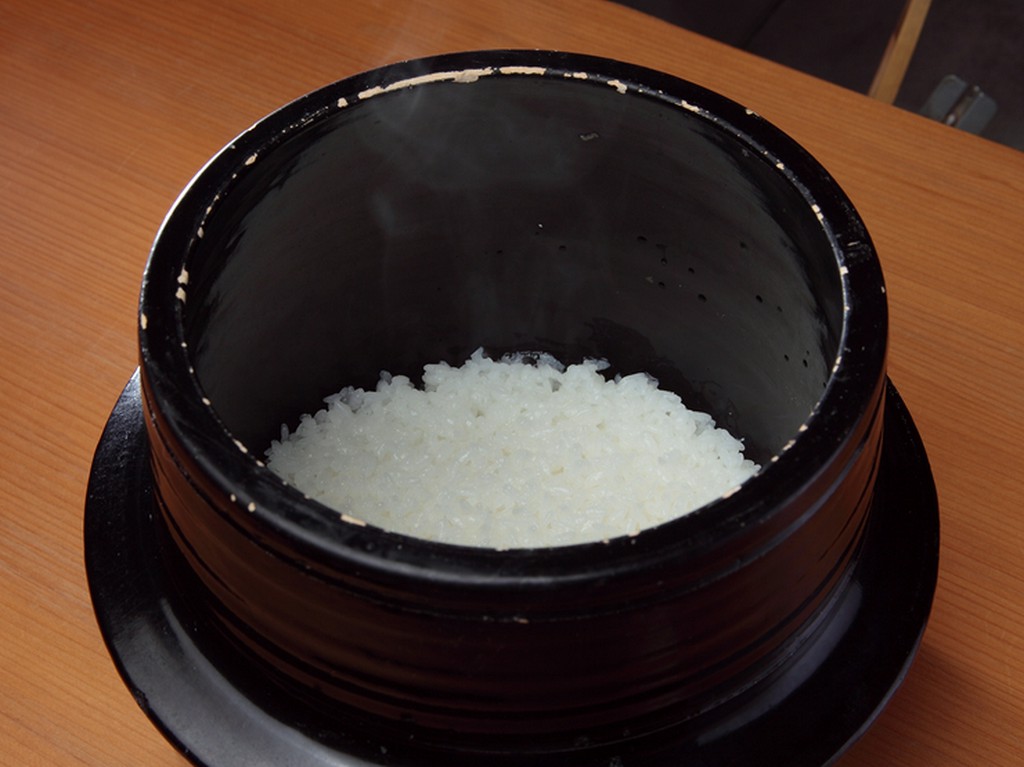 時間ごとに違う食感を味わえる『御飯』