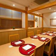 特別な日のお食事に。心地よい空間で贅沢なひとときを