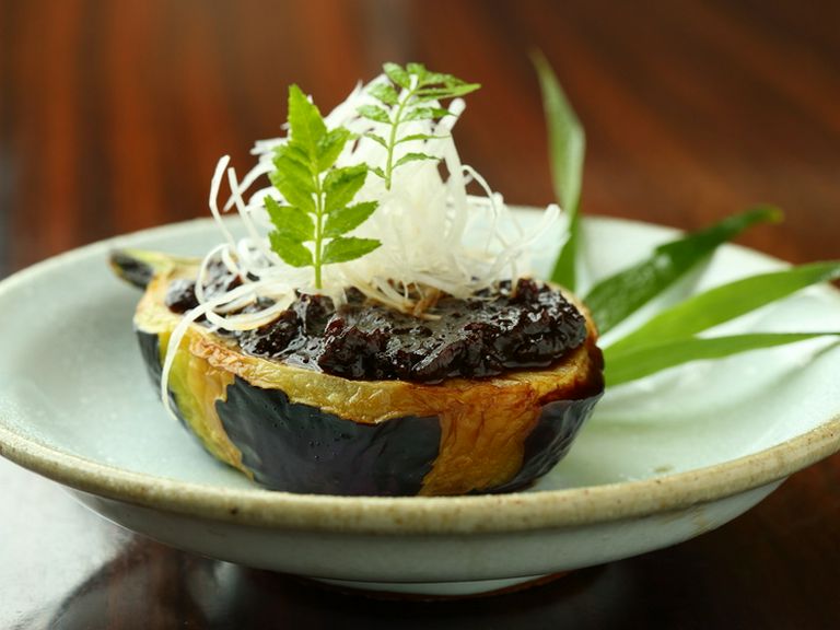 米茄子の田楽みそ