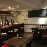 ライブ感があるオープンキッチン