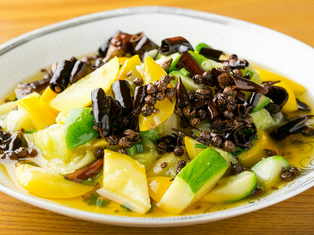 ズッキーニの素材の旨さを生かした『油淋ズッキーニ』