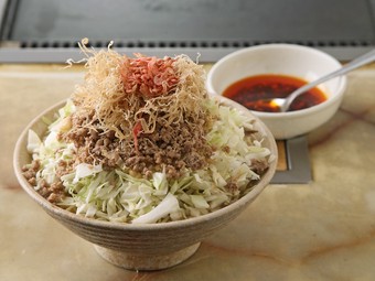 ラー油もんじゃ