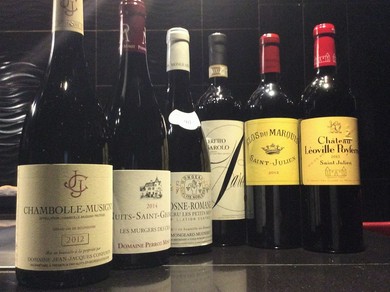 赤・白はもちろん、お肉に合うスパークリングも用意しています