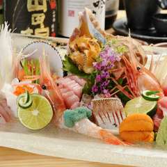 その日のおすすめがふんだんに盛り込まれた『造り盛り』