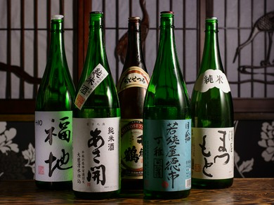 日本酒好きの女将がセレクトした日本酒は定番から季節ものまで