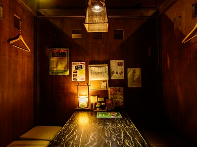 プライベート感を大切にした和モダンな個室