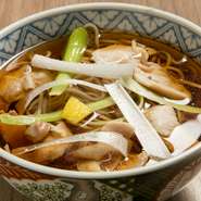 ※鶏肉・南蛮（葱）。