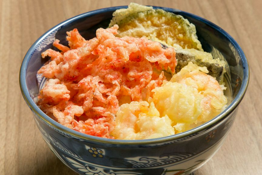 小海老と桜海老の天丼