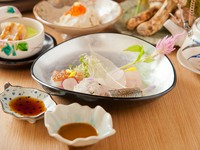 瀬戸内の旬魚、鮮度と旨みを引きだした『お刺身盛合せ』