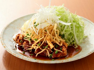 こだわりの鶏肉、「甲州健味どり」を使った『一鳥揚げ』