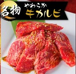中落カルビ790円、和牛炙りカルビ790円、数量限定切り落としネギ塩カルビ790円、数量限定！ドラゴンカルビ990円、上カルビ1290円、特選カルビ1690円