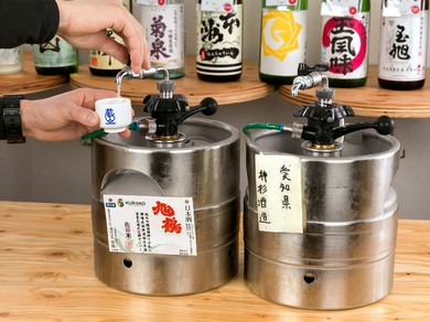 蔵元で飲むような鮮度が保てる『日本酒生樽サーバー』