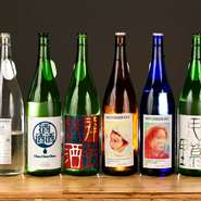 飲みなれない方のための日本酒も揃っています。さっぱりした味わいのものやフルーティなものが多めです。