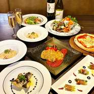 ※2名様からご予約承ります。
※前日まで要予約。来店日の前日22時まで
※仕入れにより変更があります、ご了承下さい！
※キャンセル料：当日のみ料理代金100％頂きます。
※12月24日、25日はご利用できません。
※月～日・祝日・祝前日（11:00～21:00）の予約を受け付けております。
