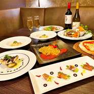 ※2名様からご予約承ります。
※前日まで要予約。来店日の前日22時まで
※仕入れにより変更があります、ご了承下さい！
※キャンセル料：当日のみ料理代金100％頂きます。
※12月24日、25日はご利用できません。
※月～日・祝日・祝前日（11:00～21:00）の予約を受け付けております。
※＋飲み放題1100円（税込）／＋ドリンクバー528円（税込）