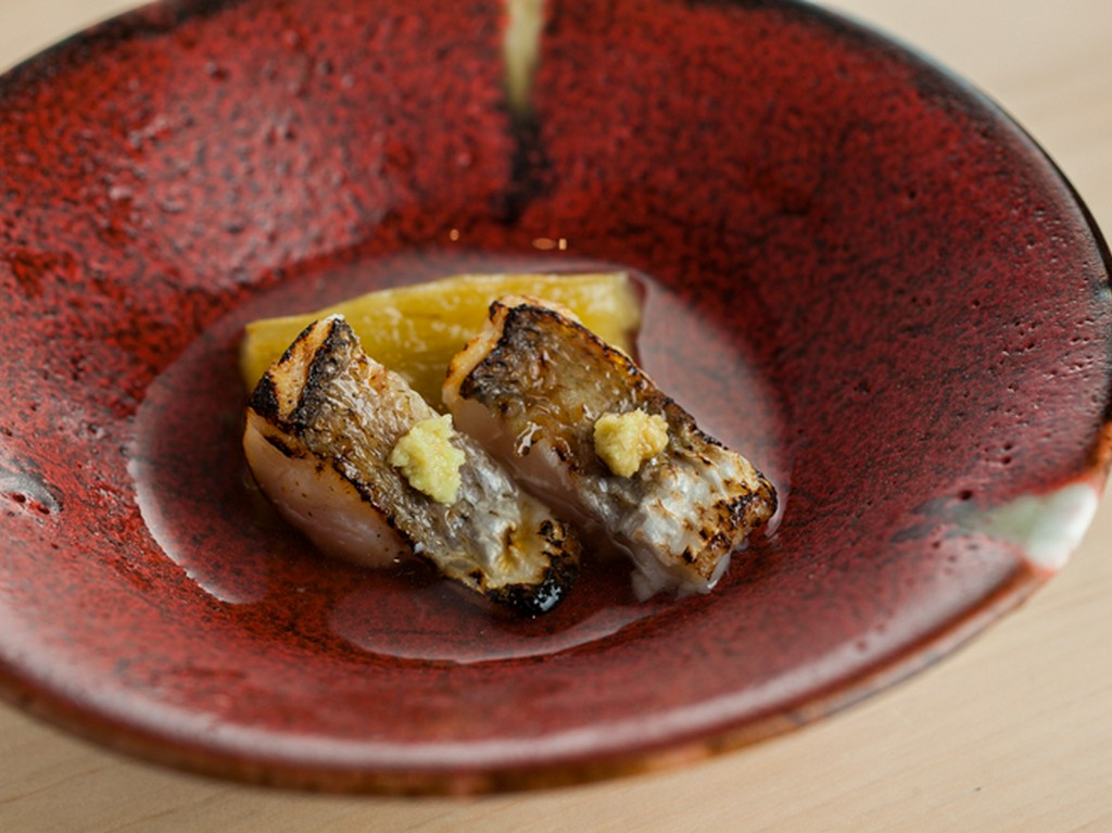 茄子の風味が寄り添う『カマスと茄子の焼き浸し』