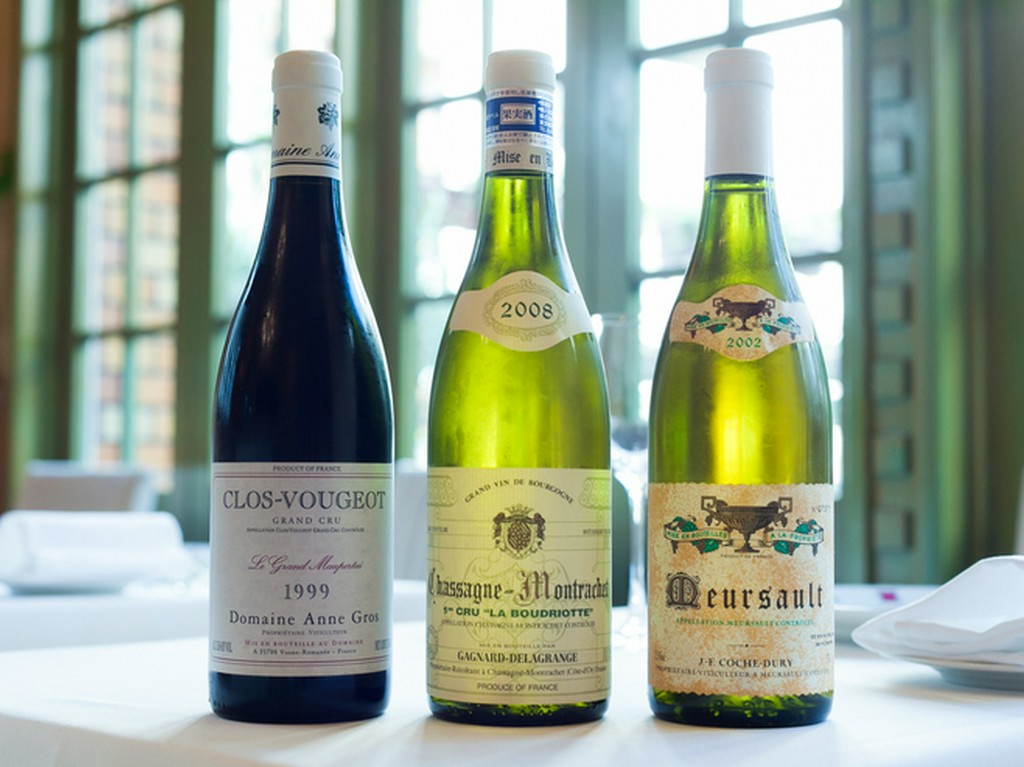 業界きってのワイン通でもあるシェフがブルゴーニュワインを厳選