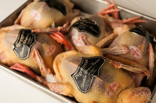 しっとりと柔らかな肉質とミルキーな味わいのブレス産小鳩