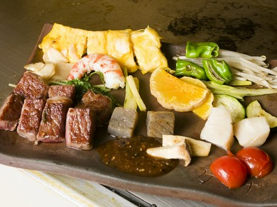 れんがみち（お肉の大きさによりお値段が変わります）　50g ～