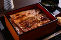 国産の鰻を特製のタレで香ばしく焼き上げた逸品。箸を落とすとスッと沈むような柔らかさが特徴です。