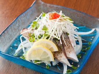 濃厚な旨味を堪能、日本海の『さばの炙りたたき』