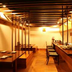 地下の別空間で過ごす、静かでゆったりした時間