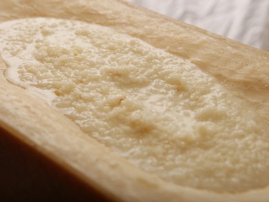 真の「パルミジャーノ・レッジャーノ」をシンプルに味わえる『パルメザンチーズのリゾット』