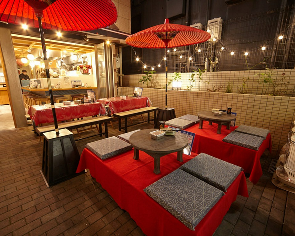 ビアガーデン！自慢のテラス席でみんなで乾杯！