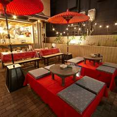 ビアガーデン！自慢のテラス席でみんなで乾杯！