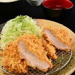 幻の豚と呼ばれる金華豚。ふんわりやわらかな銘柄豚のヒレかつ