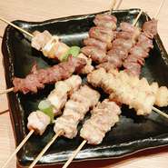 炭火焼　おまかせ国産串焼き１０本盛り　塩